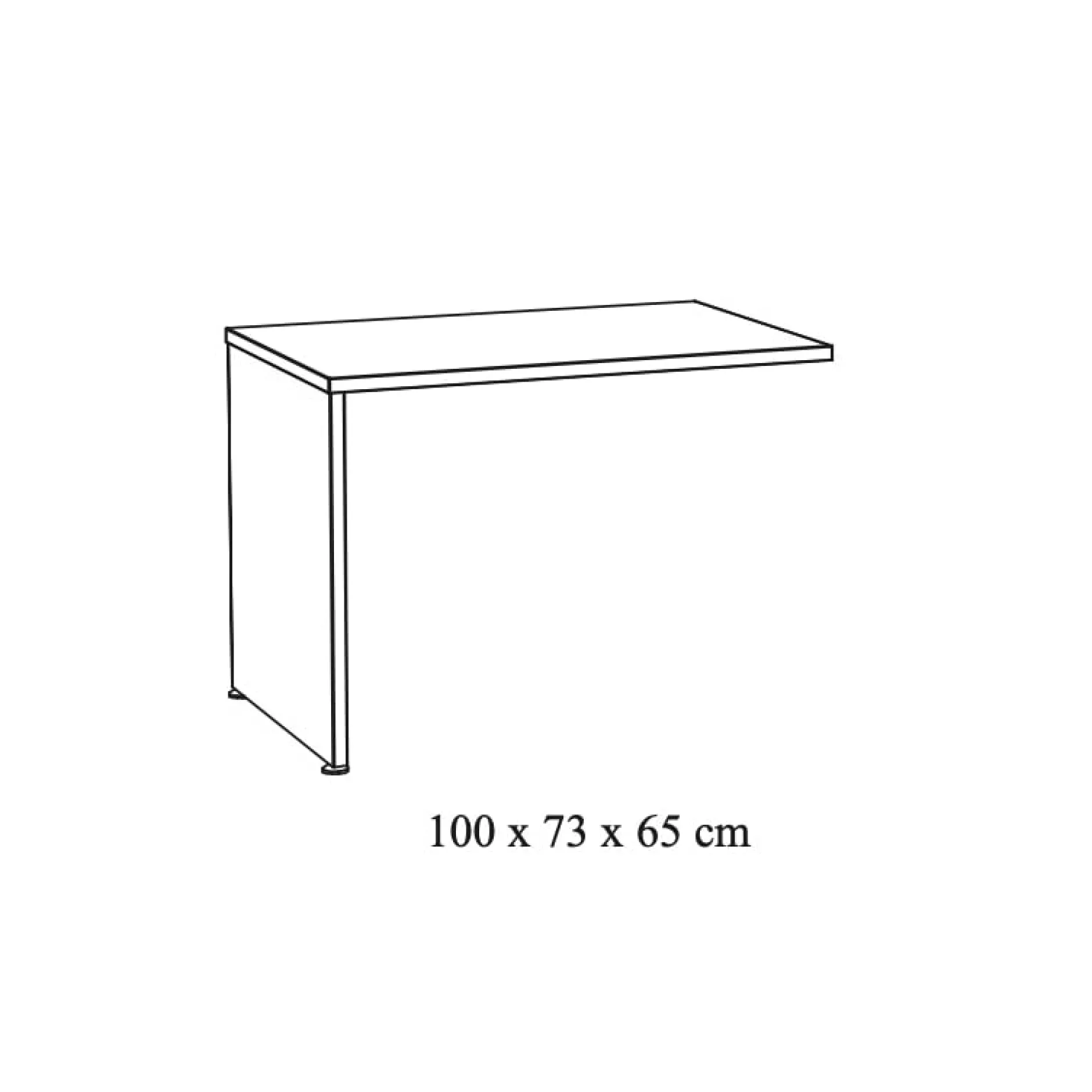 Aanbouwtafel Eiken^Huisenthuis New