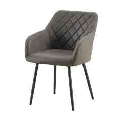 Armstoel Arno Grijs – Set van 2^Huisenthuis Online