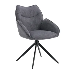 Armstoel Famke Donkergrijs – Set van 2^Huisenthuis Outlet