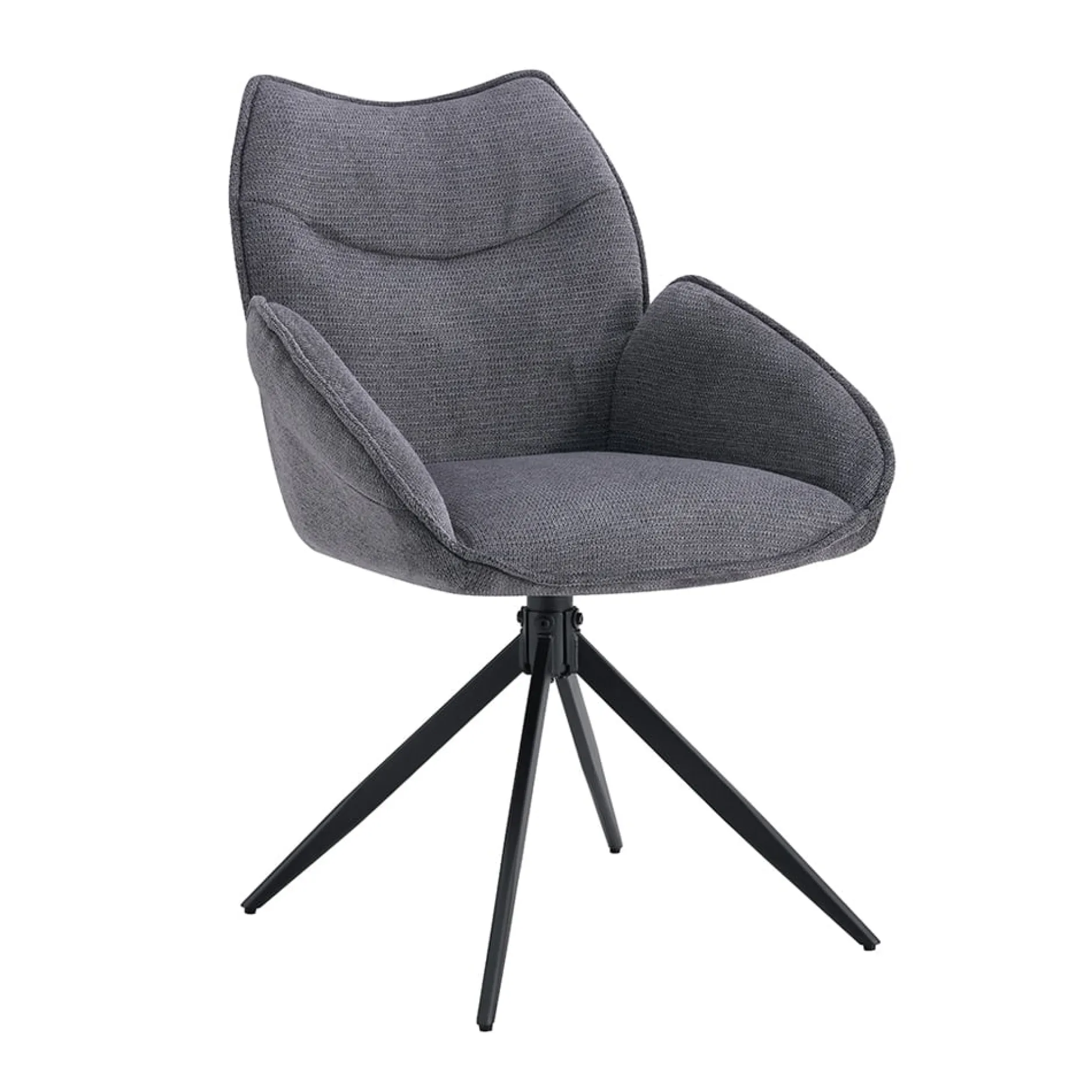 Armstoel Famke Donkergrijs – Set van 2^Huisenthuis Outlet