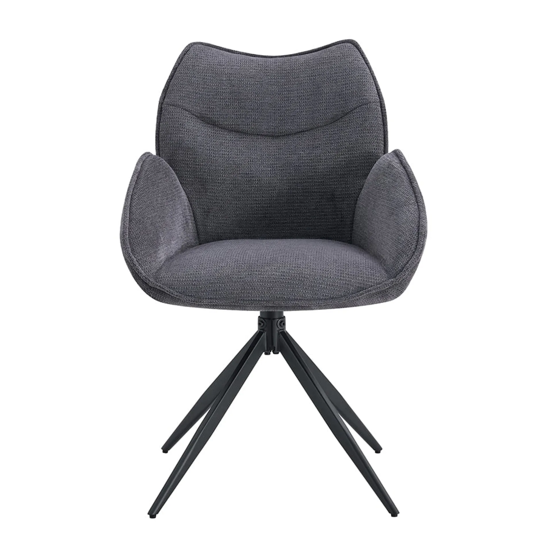 Armstoel Famke Donkergrijs – Set van 2^Huisenthuis Outlet