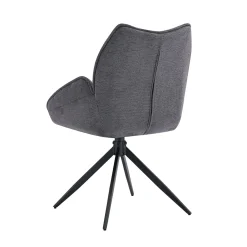 Armstoel Famke Donkergrijs – Set van 2^Huisenthuis Outlet