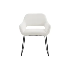 Armstoel Hilton Wit Bouclé^Huisenthuis Outlet