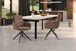 Armstoel Irma Bruin – Set van 2^Huisenthuis Clearance