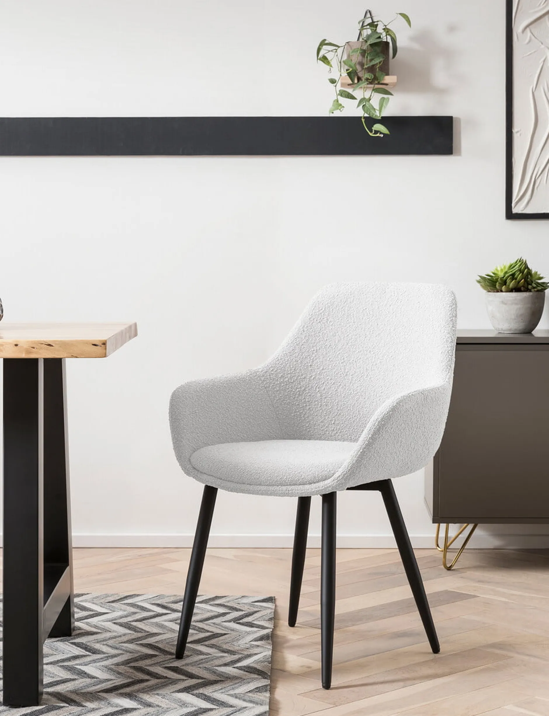 Armstoel Kate Bouclé – Set van 2^Huisenthuis Best