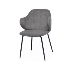 Armstoel Novi Grijs – Set van 2^Huisenthuis