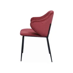 Armstoel Novi Rood – Set van 2^Huisenthuis Outlet