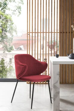 Armstoel Novi Rood – Set van 2^Huisenthuis Outlet