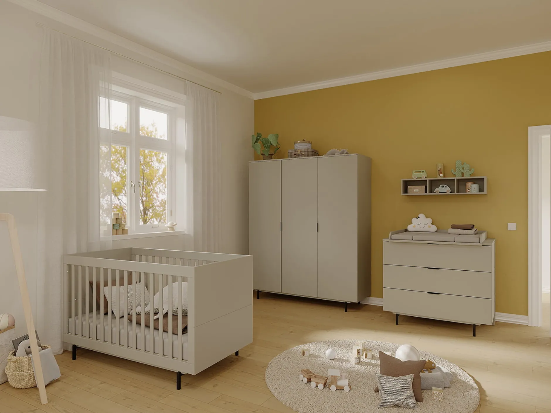 Babybed Elias Grijs^Huisenthuis Online