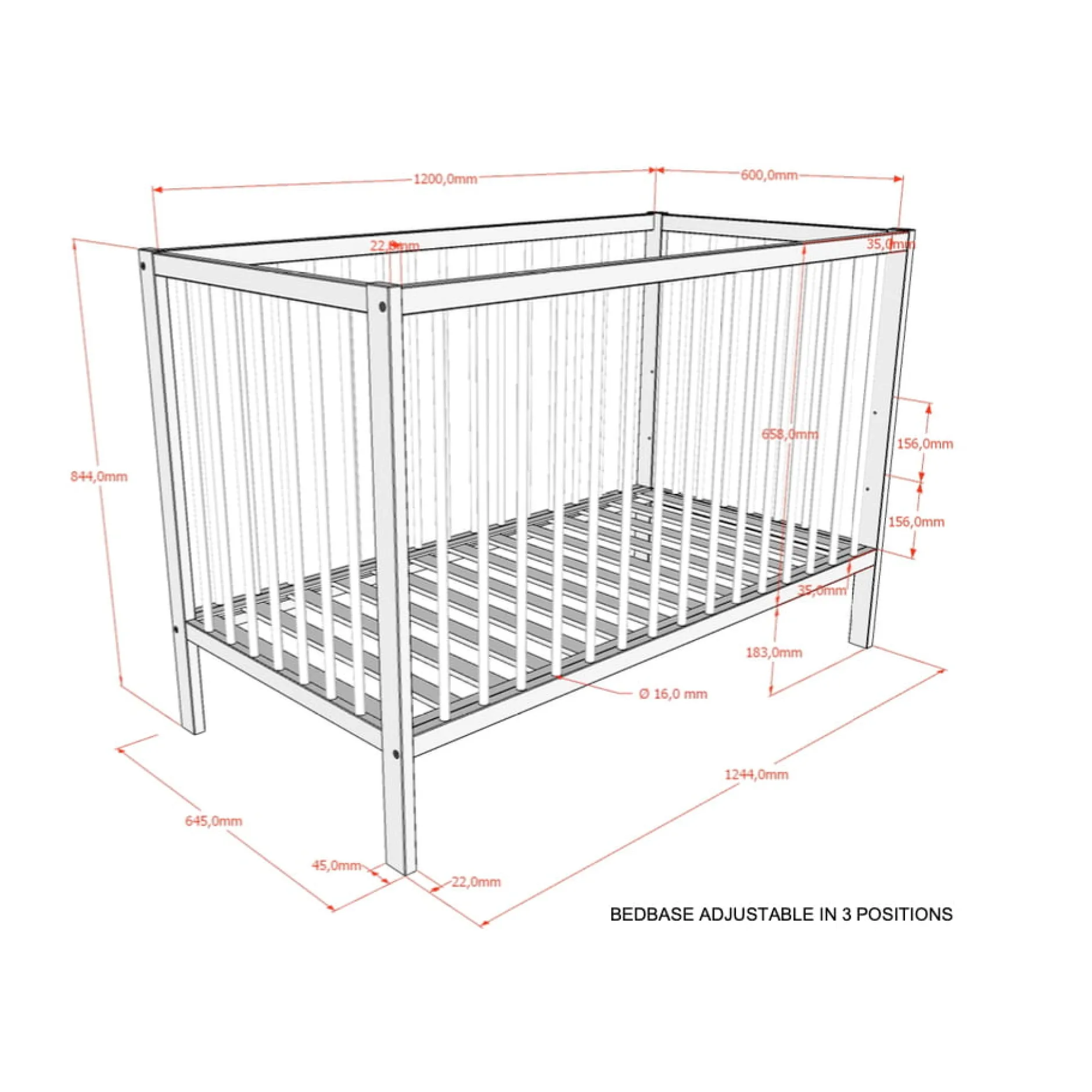 Babybed Taylor^Huisenthuis Clearance