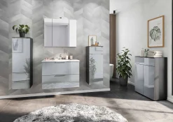 Badkamer Kolomkast Philip Grafiet-Zilver 111 cm^Huisenthuis New