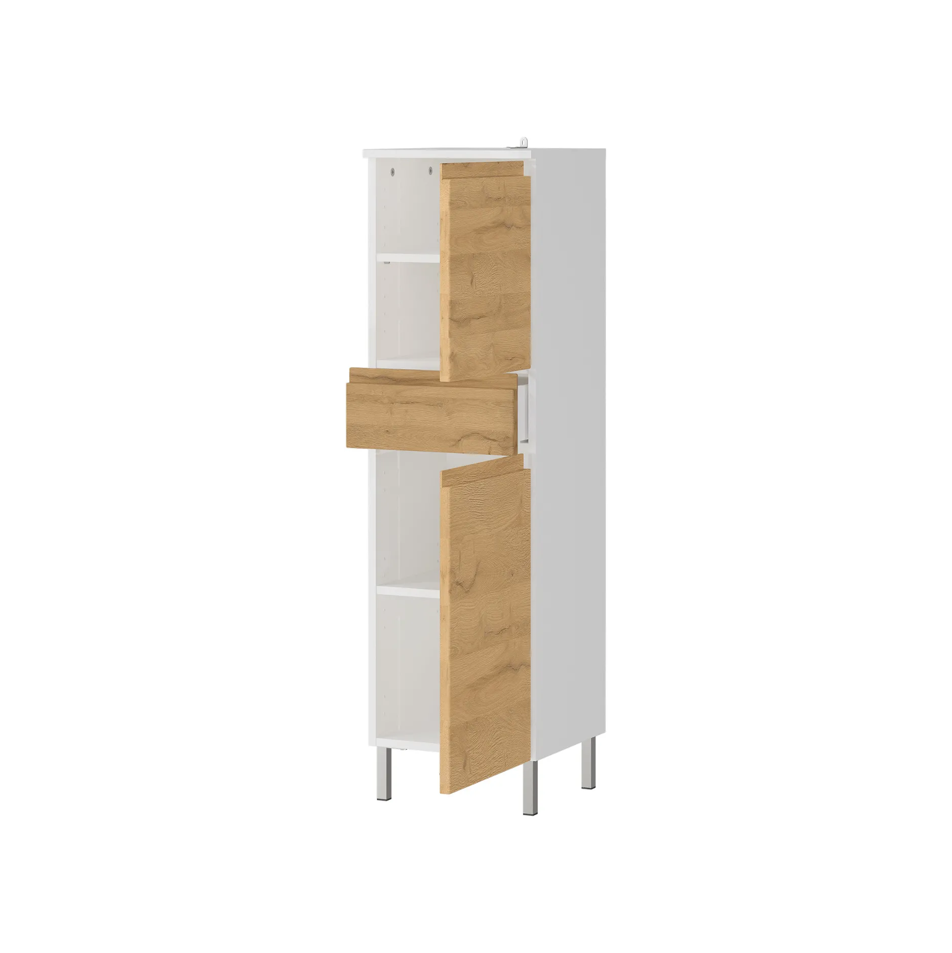 Badkamer Kolomkast Samos Eiken 120 cm^Huisenthuis Online