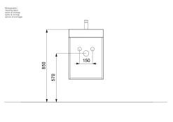 Badmeubel Annecy 40 cm^Huisenthuis Clearance