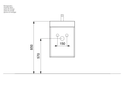 Badmeubel Annecy Hoogglans 40 cm^Huisenthuis Hot