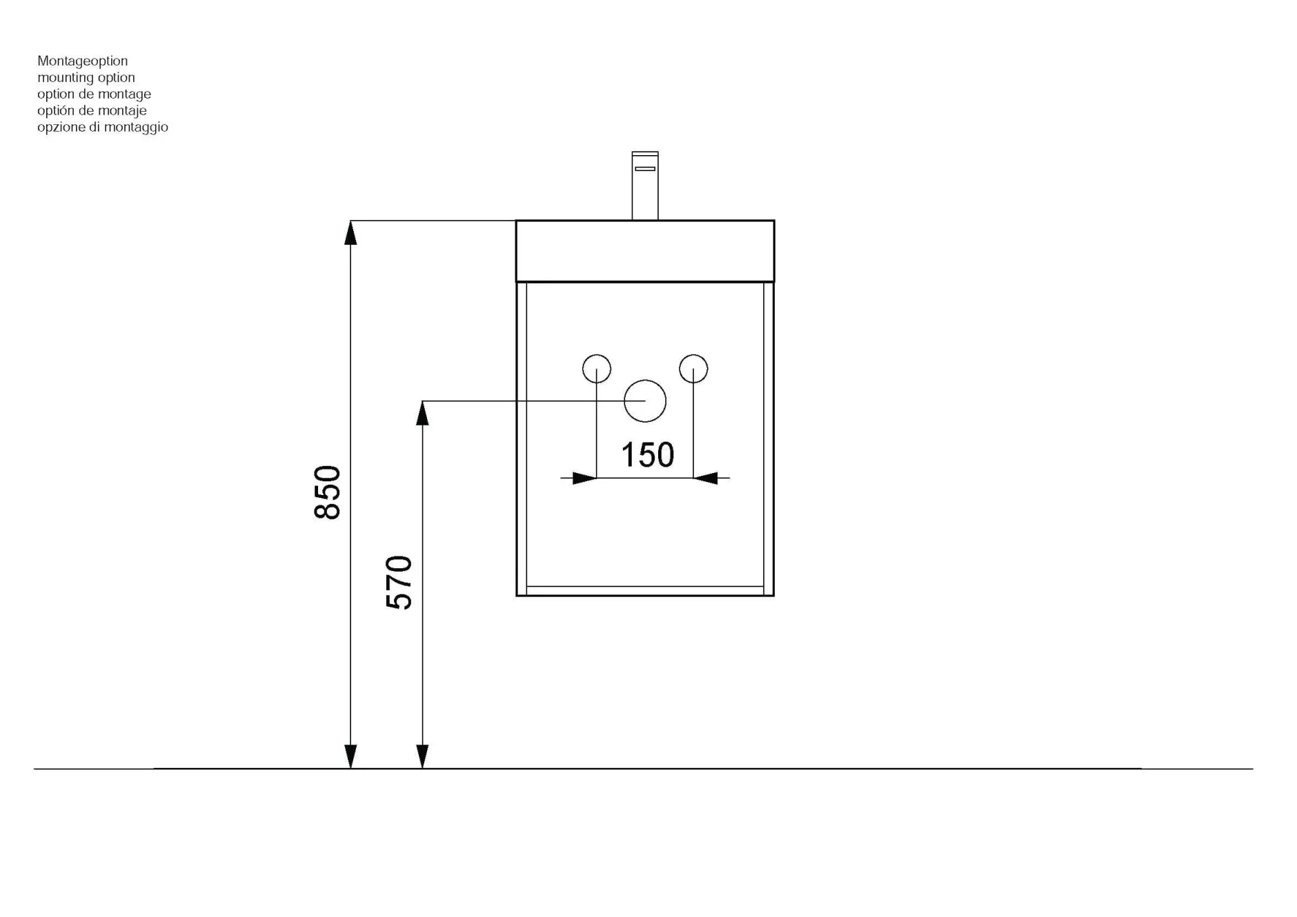 Badmeubel Annecy Hoogglans 40 cm^Huisenthuis Hot