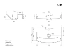 Badmeubel Annecy Hoogglans 50 cm^Huisenthuis Sale