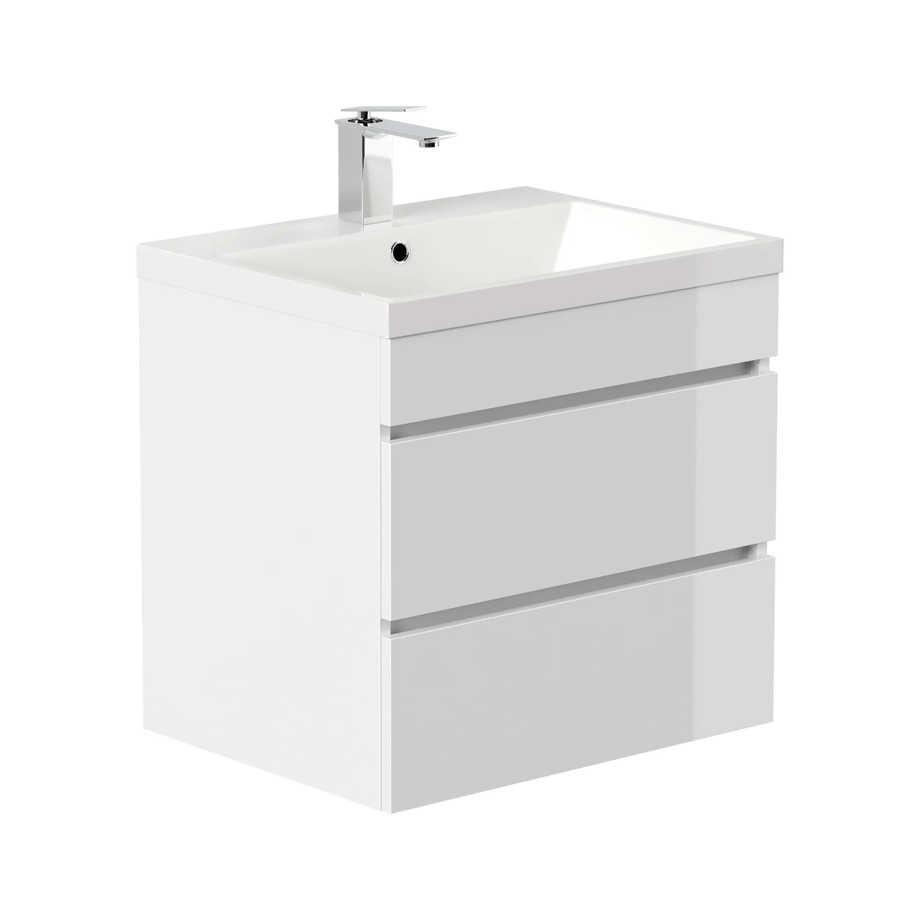 Badmeubel Atlanta Hoogglans 60 cm^Huisenthuis Clearance