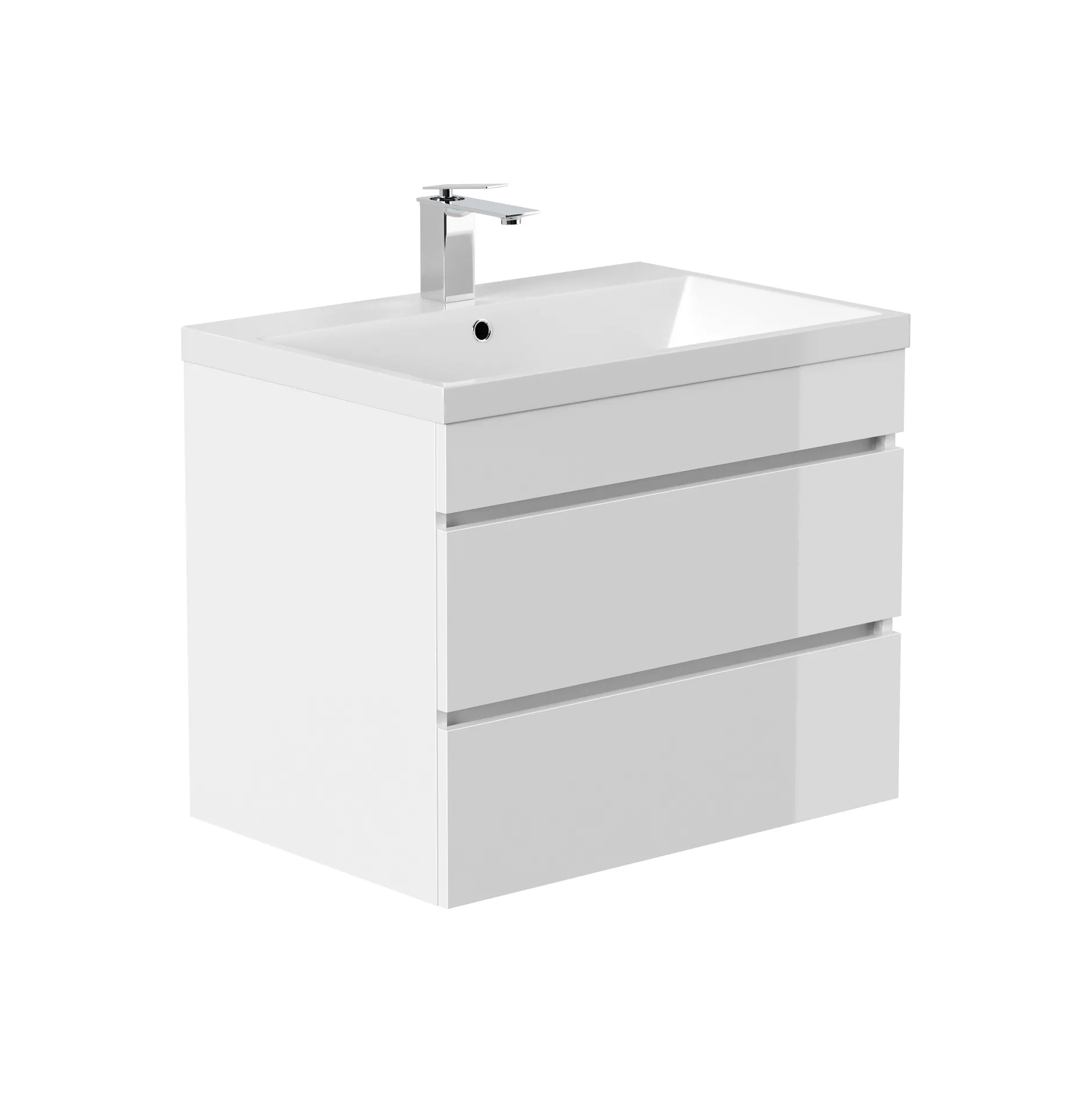 Badmeubel Atlanta Hoogglans 70 cm^Huisenthuis Clearance