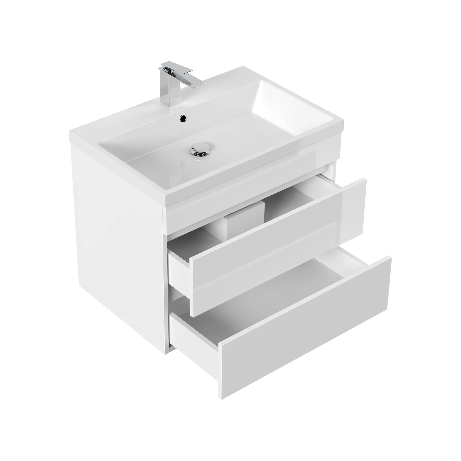 Badmeubel Atlanta Hoogglans 70 cm^Huisenthuis Clearance