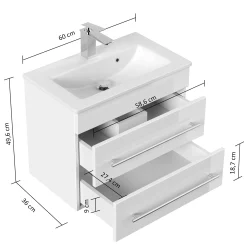 Badmeubel Austin 60 cm^Huisenthuis Best