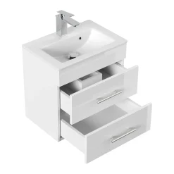 Badmeubel Austin Hoogglans 50 cm^Huisenthuis Outlet