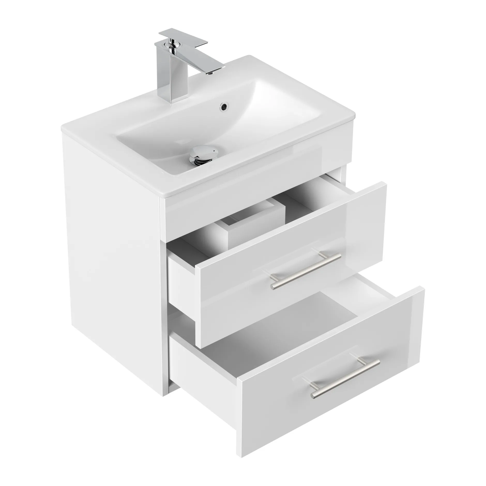 Badmeubel Austin Hoogglans 50 cm^Huisenthuis Outlet