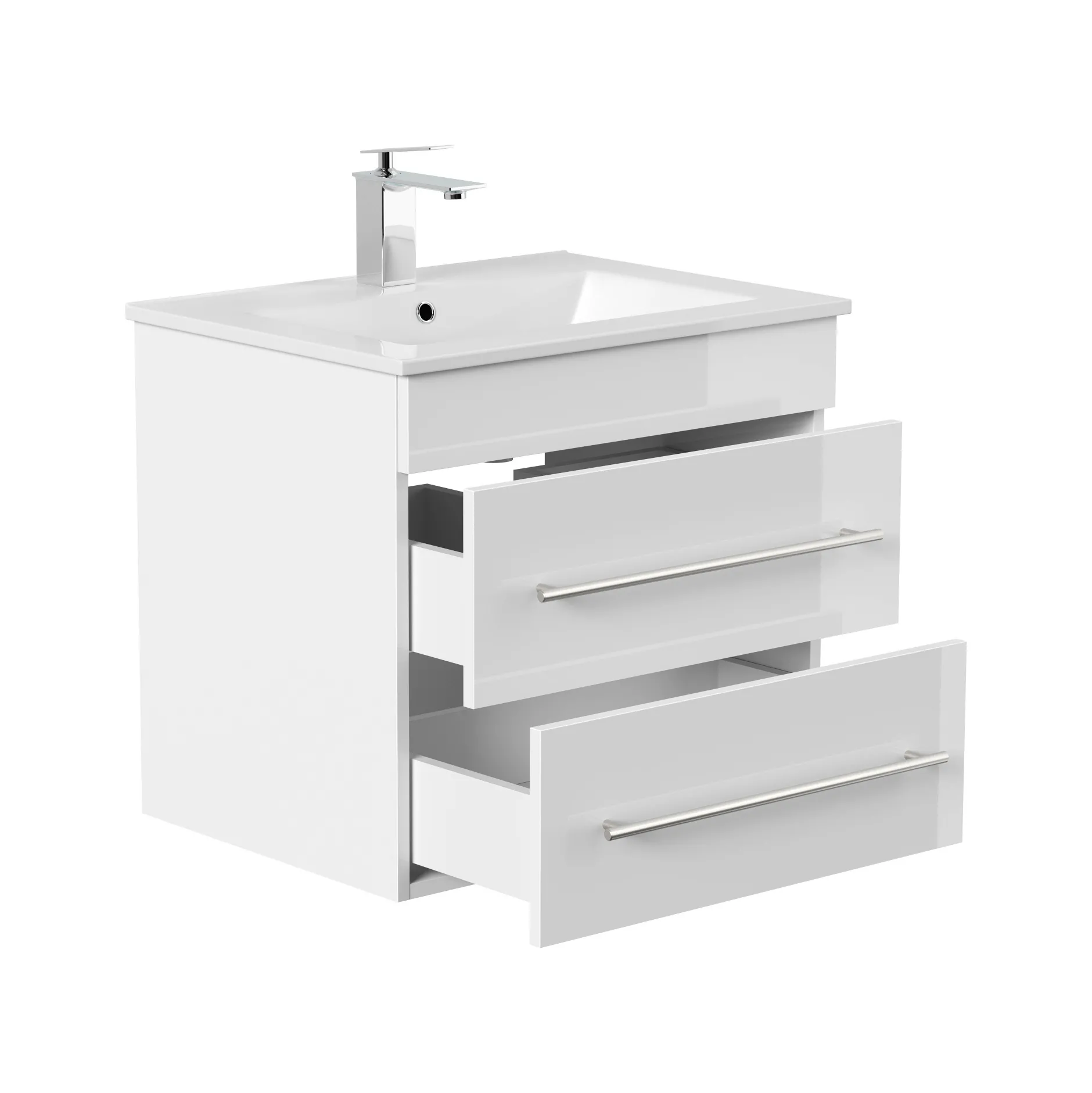 Badmeubel Luton Hoogglans 60 cm^Huisenthuis Best