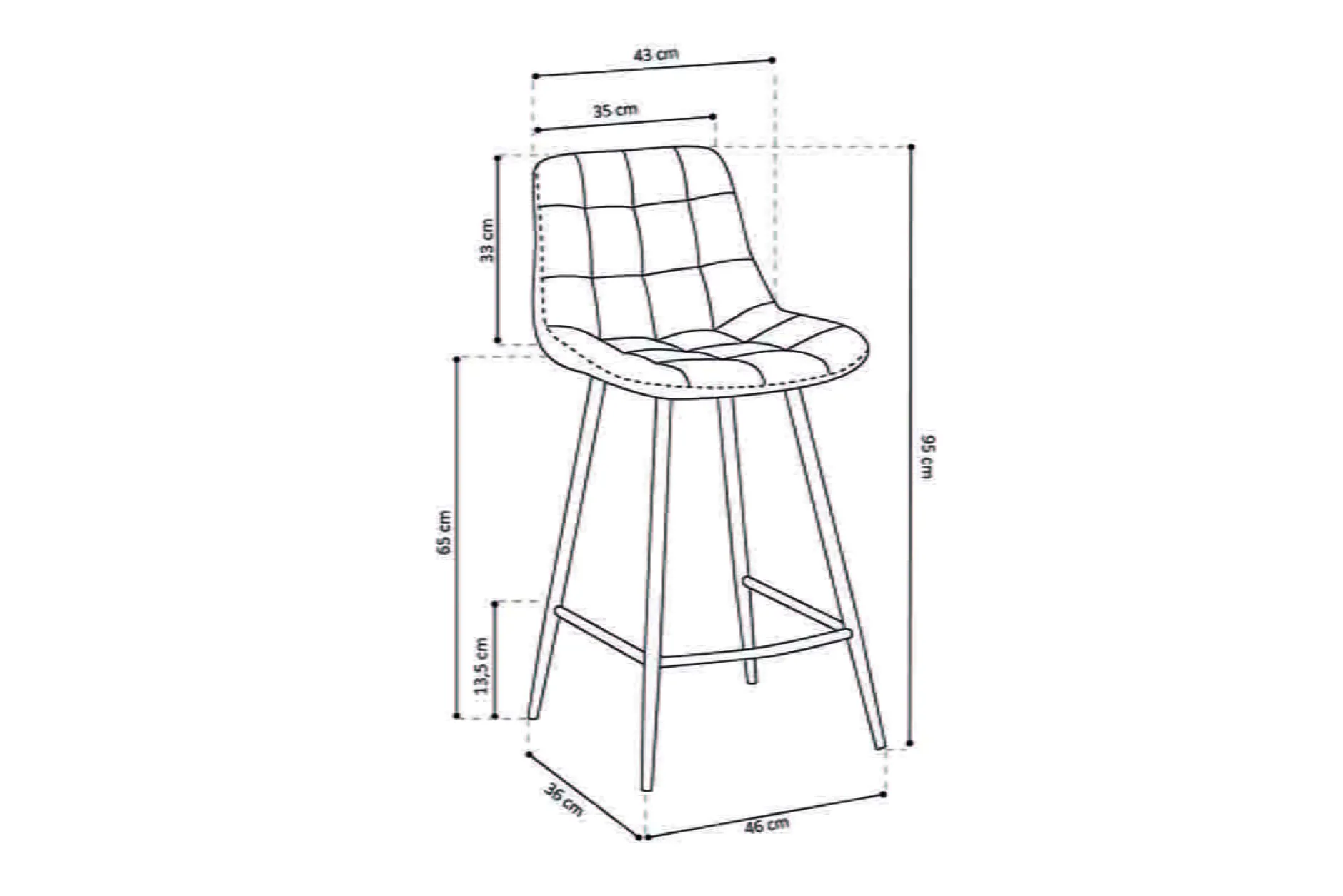 Barkruk Alice – Set van 2^Huisenthuis Outlet