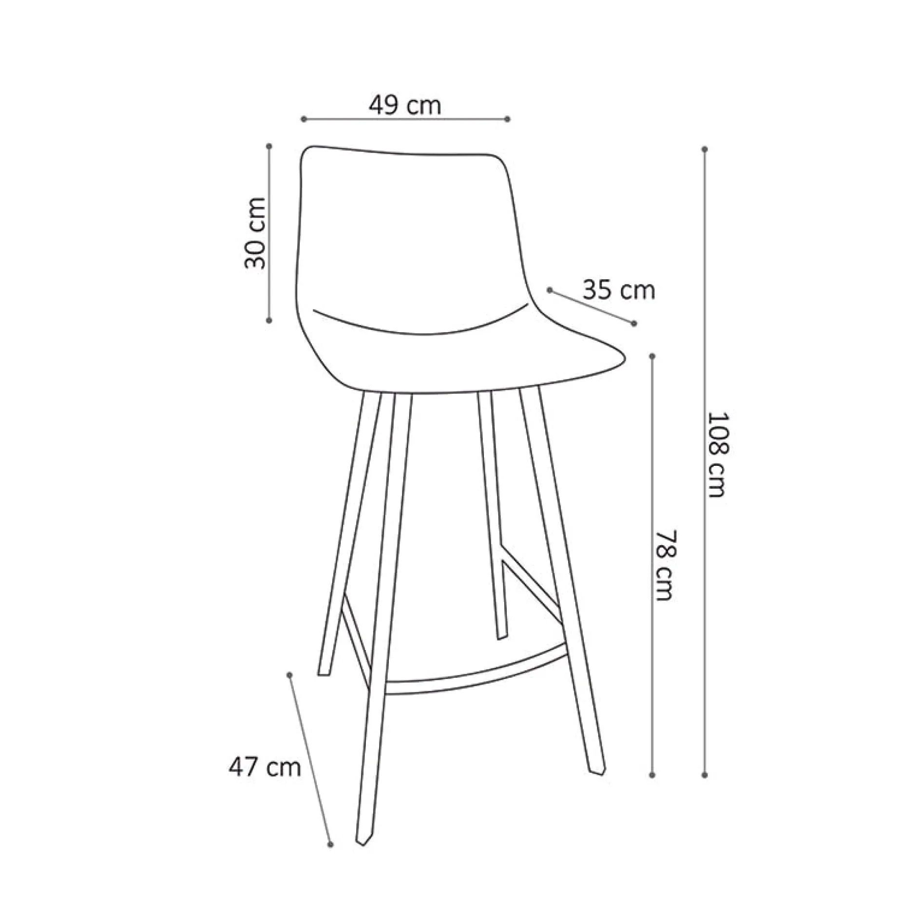 Barkruk Ferry – Laag – Set van 2^Huisenthuis New