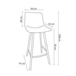 Barkruk Ferry – Laag – Set van 2^Huisenthuis Outlet