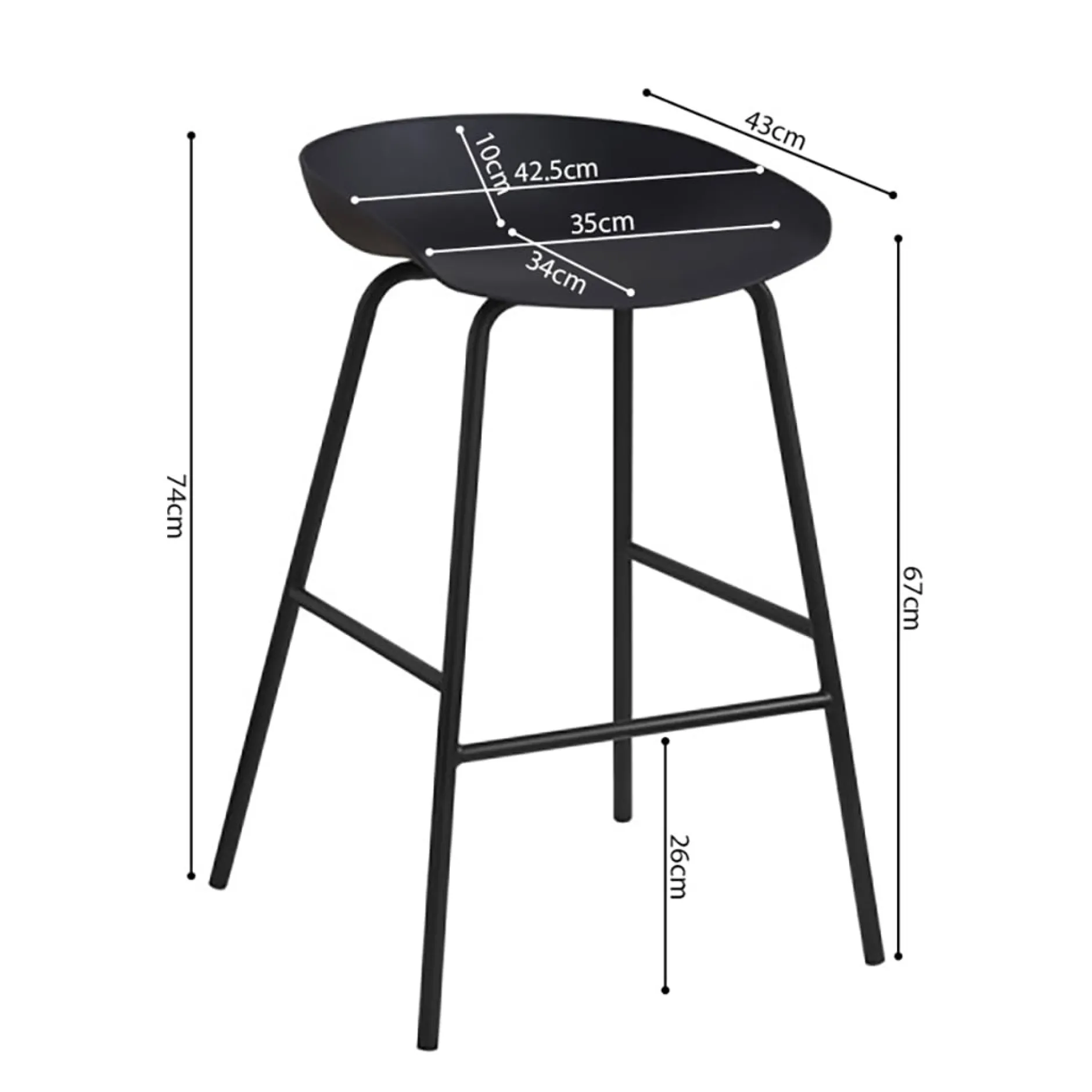 Barkruk Mickey – Set van 4^Huisenthuis