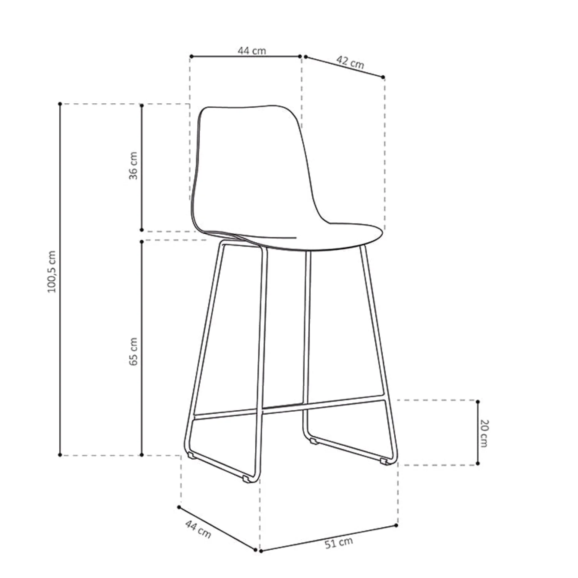 Barkruk Penny – Set van 2^Huisenthuis Sale