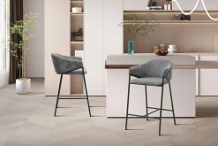 Barkruk Vieve Donkergrijs – Set van 2^Huisenthuis Best