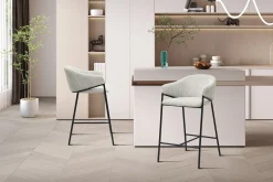 Barkruk Vieve Lichtgrijs – Set van 2^Huisenthuis