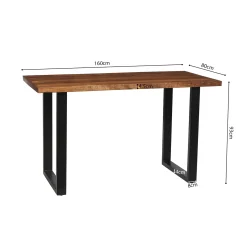 Bartafel Luka 160cm Mangolia^Huisenthuis