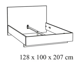 Bed Andante-W12^Huisenthuis Hot