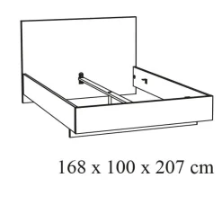 Bed Andante-W12^Huisenthuis Hot