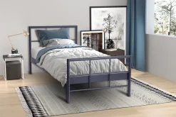 Bed Chuck Donkergrijs 90×200 cm^Huisenthuis Discount