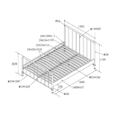 Bed Jay 140×200 cm^Huisenthuis New