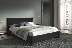 Bed Napels Zwart 160x200cm^Huisenthuis New