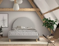 Bed Victoria Bouclé 140×200 cm^Huisenthuis New