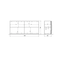 Bijzetkast Galileo^Huisenthuis Best