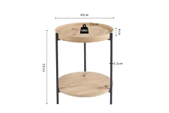 Bijzettafel Aukje Eiken^Huisenthuis Best