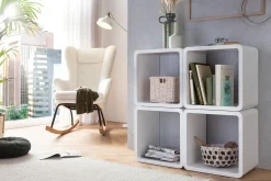 Bijzettafel Guus Wit Vierkant^Huisenthuis Discount