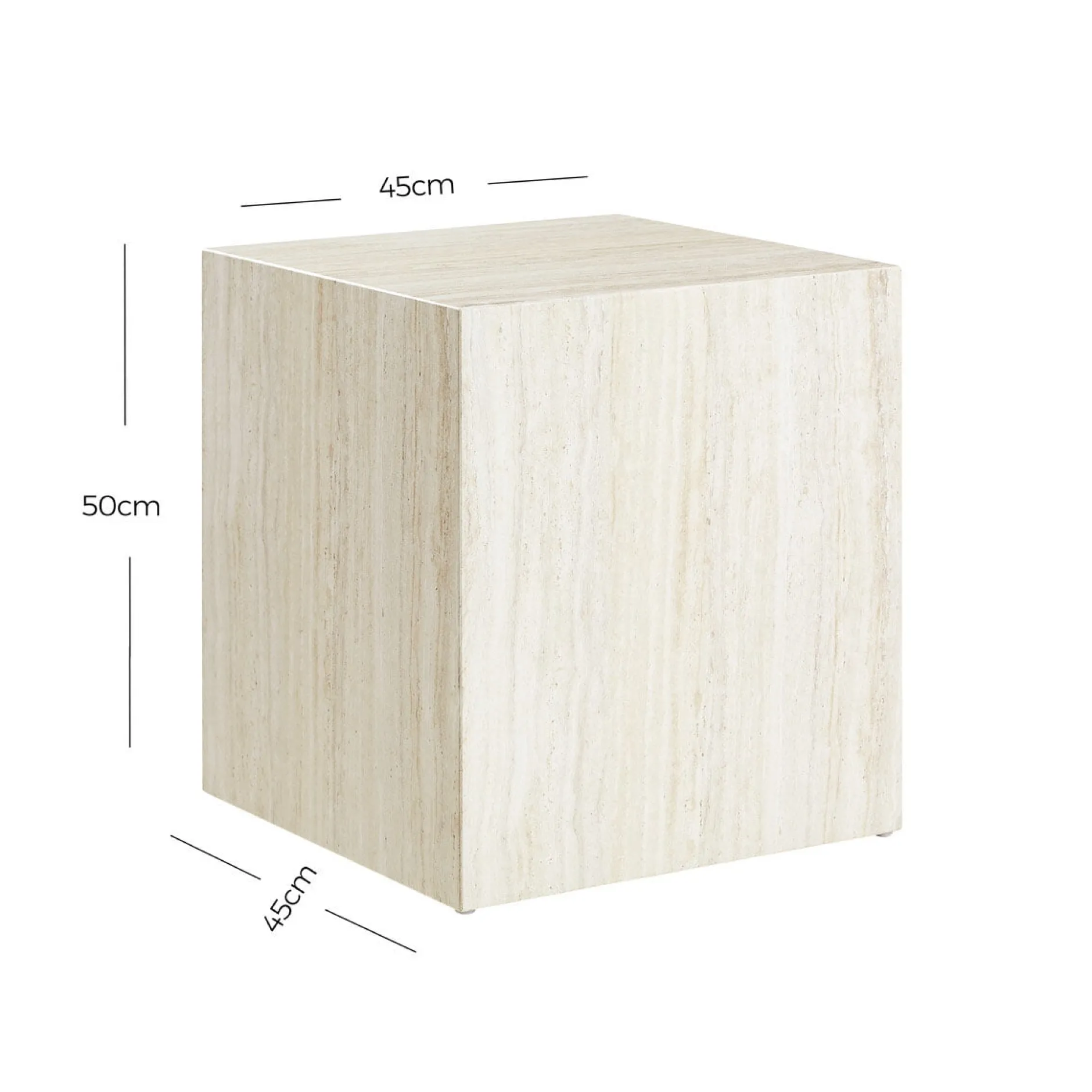 Bijzettafel Jip Travertine^Huisenthuis Clearance