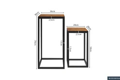 Bijzettafel set Otis^Huisenthuis Sale