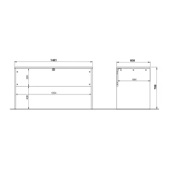 Bureau Alexis Wit Eiken 140 cm^Huisenthuis Best