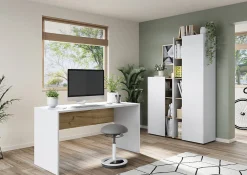 Bureau Alexis Wit Eiken 140 cm^Huisenthuis Best