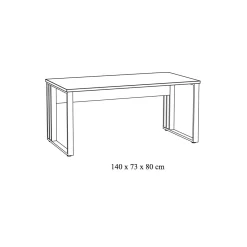 Bureau 140cm^Huisenthuis Hot