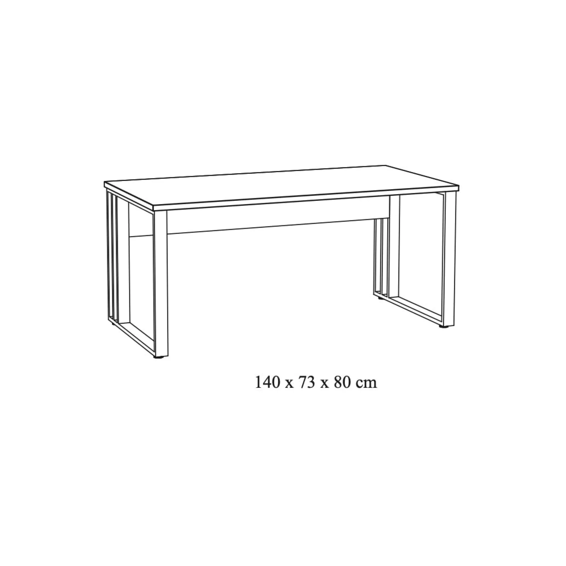 Bureau 140cm^Huisenthuis Hot